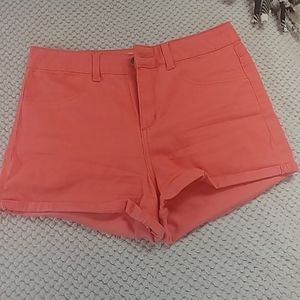 Hot Pink Jean Shorts